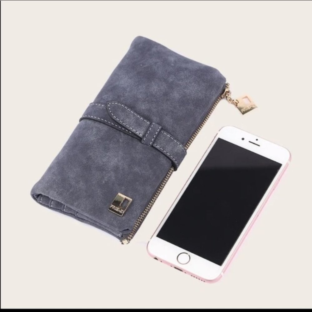 🎁FREE GIFT🎁Vegan Suède, Zipper Wallet - Picture 8 of 8